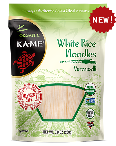 KA ME: Organic White Rice Noodles Vermicelli, 8.8 oz - 0070844470529