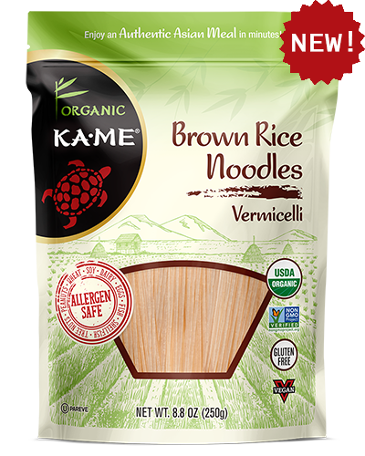 KA ME: Organic Brown Rice Noodles Vermicelli, 8.8 oz - 0070844470536