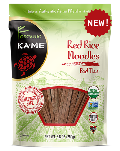 Organic Red Rice Noodles - honey