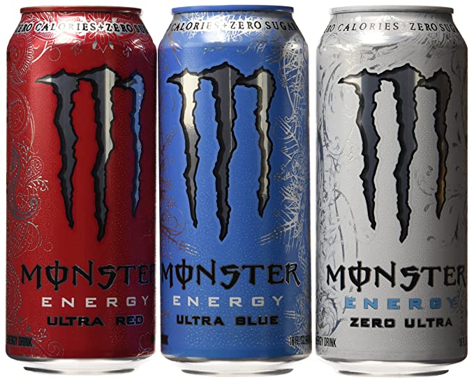Monster Energy Monster Ultra Variety Pack, 24 Count - 070847019060