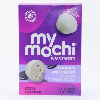 Cookies & cream premium mochi ice cream, cookies & cream - 0070934996052
