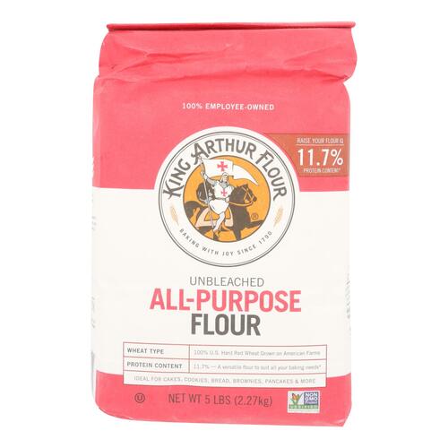 King Arthur Unbleached Flour - Case Of 8 - 5 - 071012010509