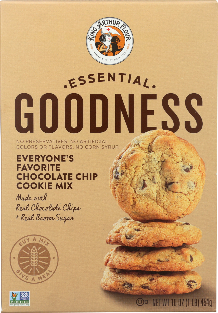 King Arthur Cookie Mix - Everyone's Favorite Chocolate Chip - Case Of 6 - 16 Oz - 071012074051