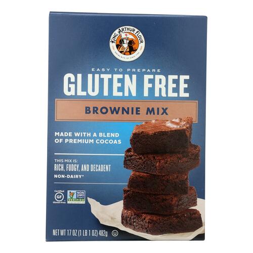 King Arthur Brownie Mix - Case Of 6 - 17 Oz. - 071012075089