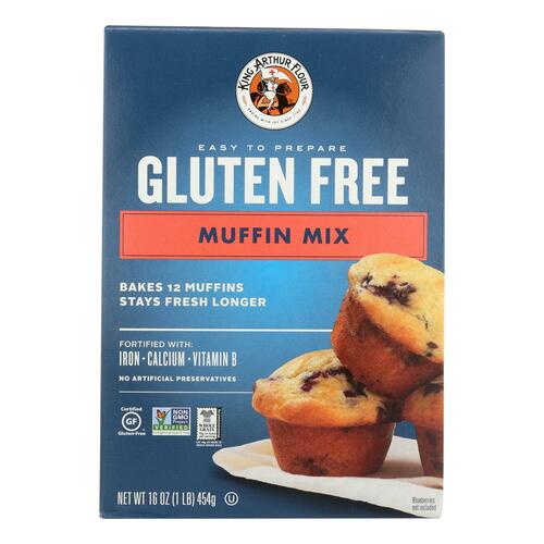 King Arthur Muffin Mix - Case Of 6 - 16 Oz. - 071012075096