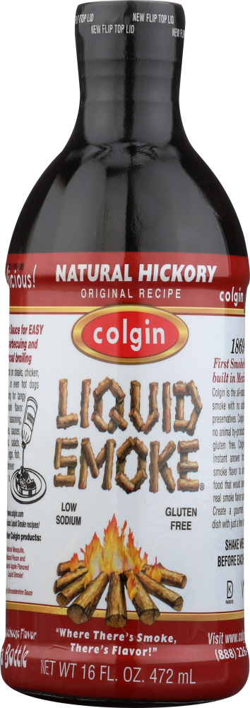 COLGIN: Liquid Smoke Natural Hickory, 16 oz - 0071053001009