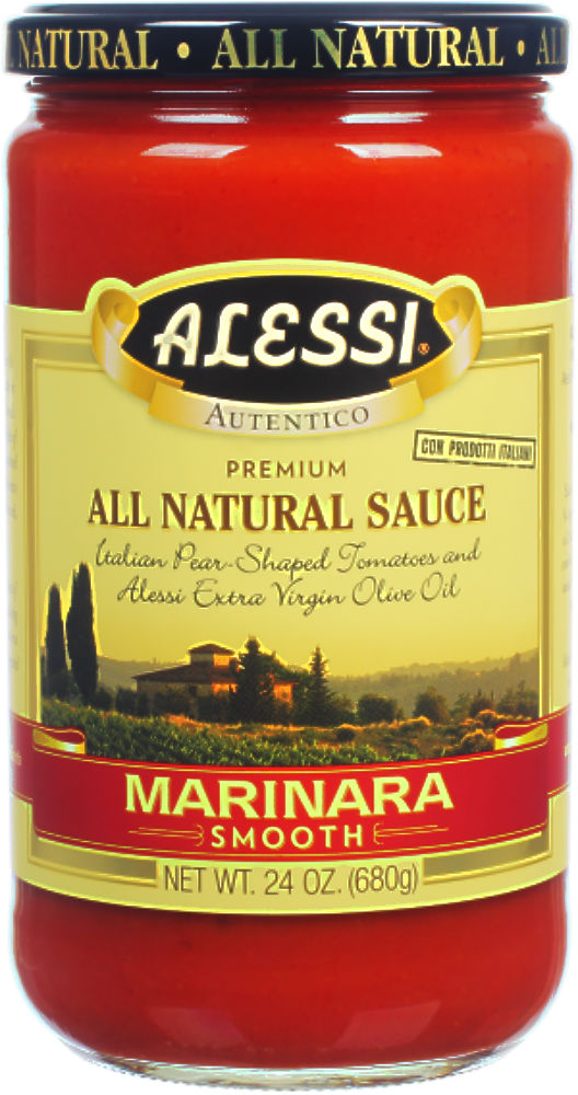 Alessi, Premium All Natural Sauce, Marinara Smooth - 071072004005