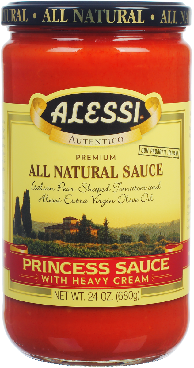 ALESSI: Princess Pasta Sauce Heavy Cream, 24 oz - 0071072004074