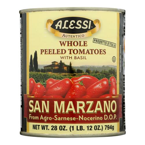 ALESSI: San Marzano Tomato Peeled, 28 oz - 0071072004159