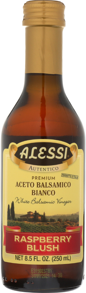 ALESSI: White Balsamic Vinegar Raspberry Blush, 8.5 oz - 0071072011362
