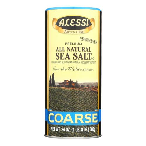 Alessi - Mediterranean Sea Salt - Coarse - Case Of 6 - 24 Oz. - 071072012154