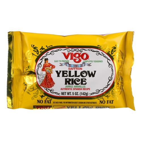 Vigo Rice - Yellow - 5 Oz - Case Of 12 - saffron