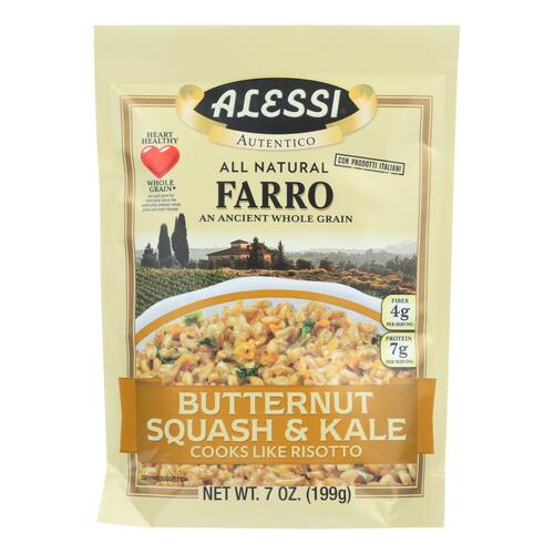 Alessi - Farro Butternut Squash And Kale - Case Of 6 - 7 Oz - 071072801369
