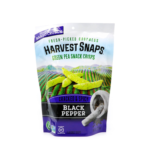 Calbee Snapea Crisp - Snapea Crisps - Black Pepper - Case Of 12 - 3.3 Oz - 071146002487