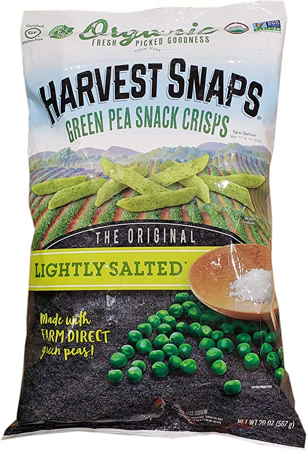 The Original Lightly Salted Green Pea Snack Crisps, Lightly Salted - 071146033306