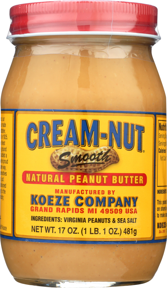 Smooth Natural Peanut Butter - 071157303412