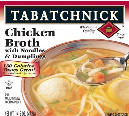 TABATCHNICK: Chicken Broth with Noodles and Dumplings Soup, 14.50 oz - 0071262294858