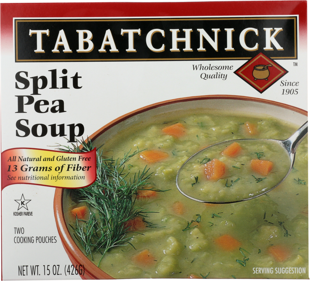 TABATCHNICK: Split Pea Soup, 15 oz - 0071262294872