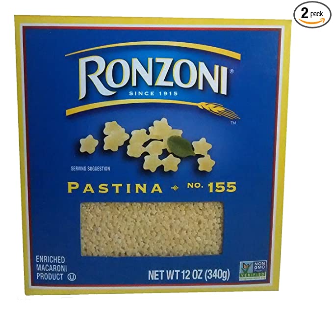  Ronzoni Pastina 12 oz, 2 Pack  - 071300001554