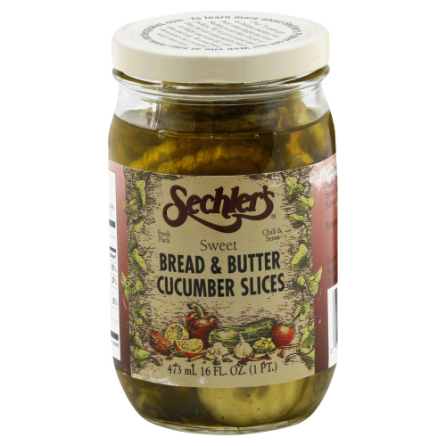 Sechler'S, Cucumber Slices, Sweet Bread & Butter - 071450160231