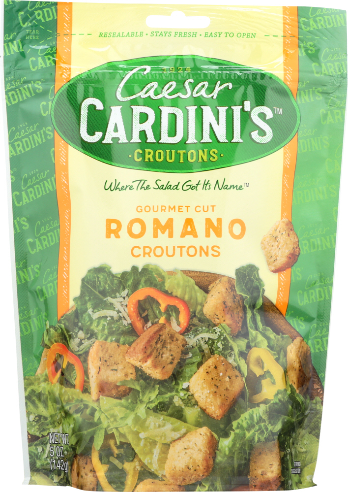 Cardini'S, Gourmet Cut Romano Cheese Croutons - 071475010566