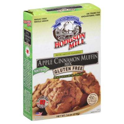 HODGSON MILL: Gluten Free Apple Cinnamon Muffin Mix with Milled Flaxseed, 7.6 oz - 0071518007102