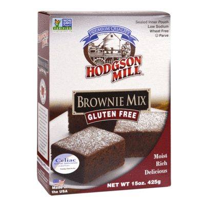 HODGSON MILL: Gluten Free Brownie Mix, 15 oz - 0071518021405