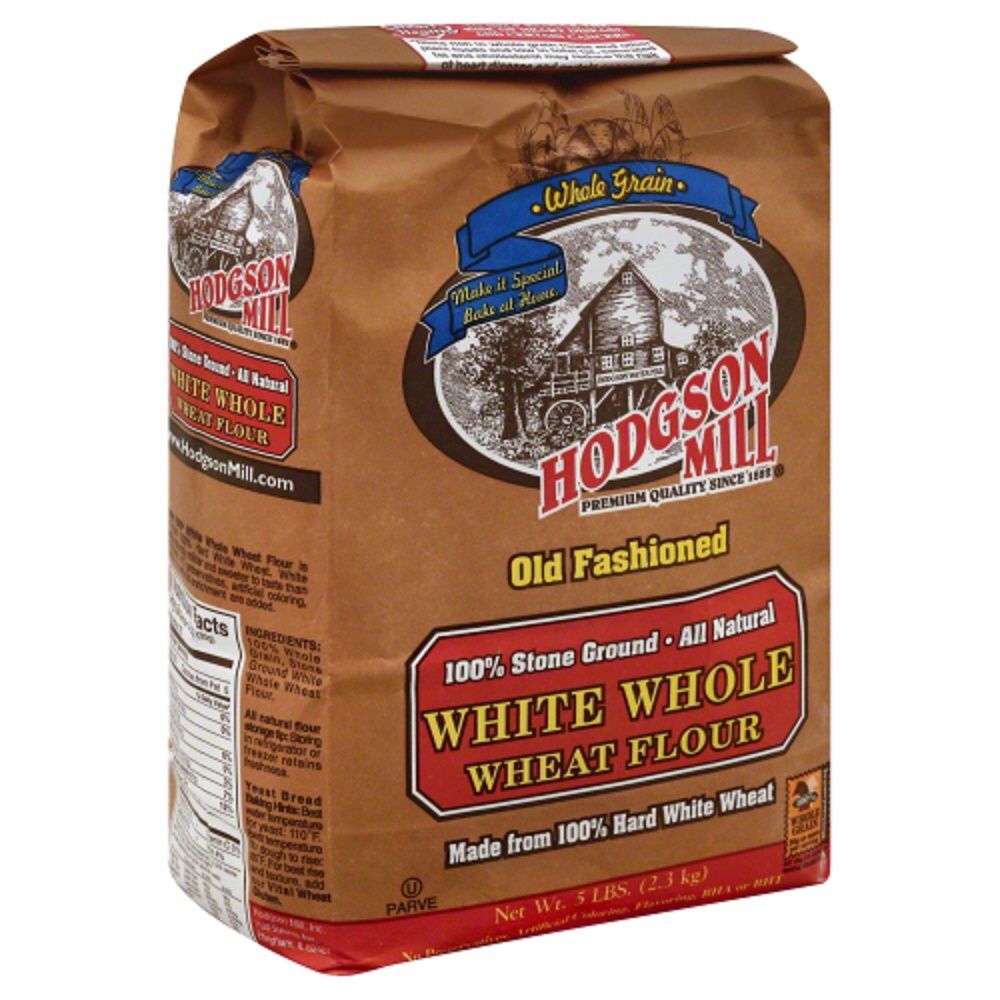 HODGSON MILL: White Whole Wheat Flour, 5 lb - 0071518050085