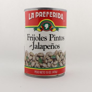 La preferida, pinto beans with jalapenos - 0071524018215