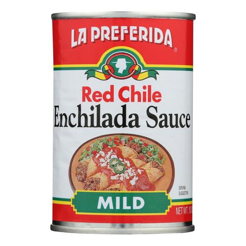 LA PREFERIDA: Red Chile Mild Enchilada Sauce, 10 oz - 0071524154654