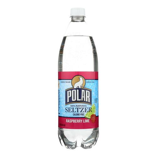 Polar Beverages Seltzer - Raspberry Lime - Case Of 12 - 33.8 Fl Oz - 071537020304