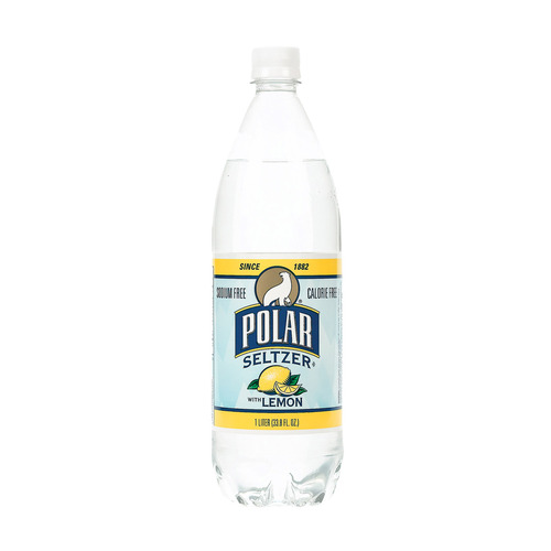 Polar Beverages Seltzer - Lemon - Case Of 12 - 33.8 Fl Oz - 071537020342