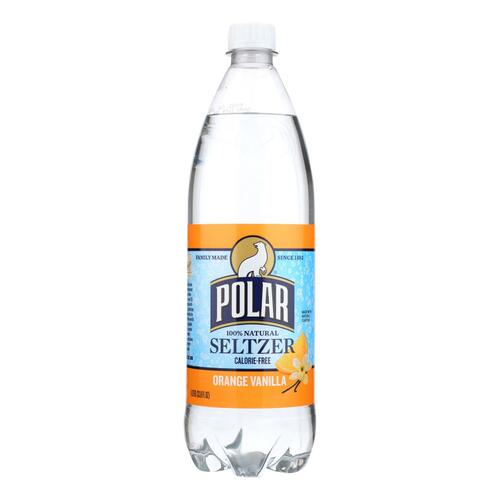 Polar Beverages Seltzer - Vanilla - Case Of 12 - 33.8 Fl Oz - 071537020618