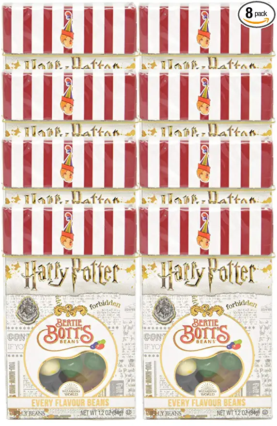  Jelly Belly Harry Potter Bertie Bott's, 1.2 Ounce (Pack of 8)  - 071567992022