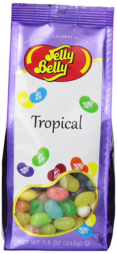  Jelly Belly Candy Gift Bag, Tropical, 7.5 oz  - 071567993715