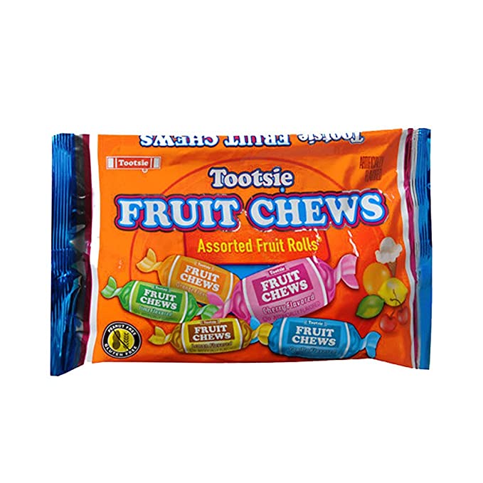  Tootsie Fruit Chews Assoretd Fruit Rolls - 5.83oz Extra Value Bag  - 071720063545