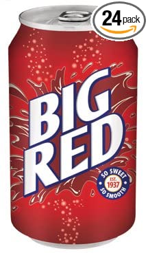 Big Red Soda Soft Drink, 12 Fl Oz (Pack of 24) - 071817033291
