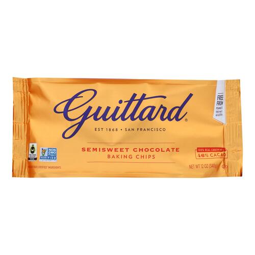Guittard Chocolate Semi Sweet Chocolate - Case Of 12 - 12 Oz. - 071818021006