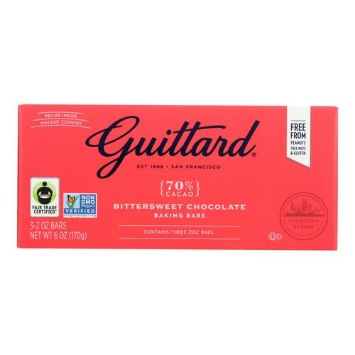 Guittard Chocolate Variety Mix - Unsweetened Bittersweet And Semisweet - Case Of 12 - 2 Oz. - 071818770003