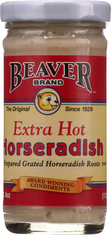 BEAVER BRAND: Extra Hot Horseradish, 4 oz - 0071828001012