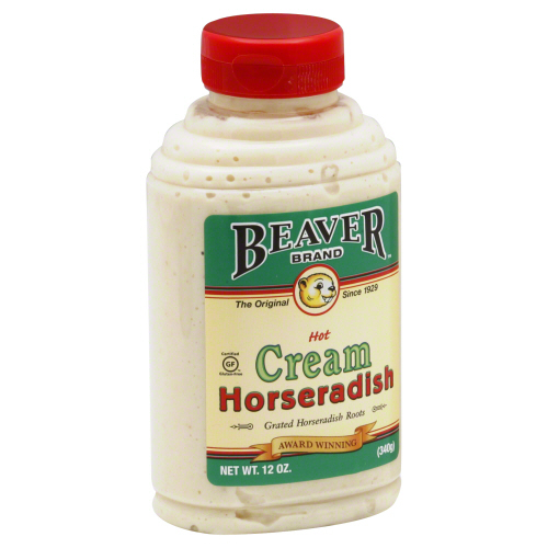 BEAVER: Hot Cream Horseradish, 12 oz - 0071828002101