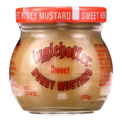 Inglehoffer - Mustard - Honey - 4 Oz - Case Of 12 - 071828009230