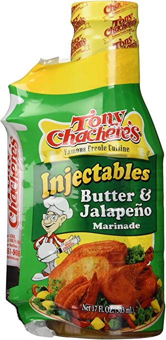 TONY CHACHERES: Marinade & Injectables Butter Jalapeno, 17 oz - 0071998500025