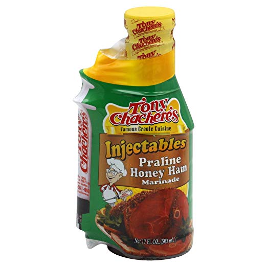 TONY CHACHERES: Marinade & Injectables Honey Praline Ham, 17 oz - 0071998500070