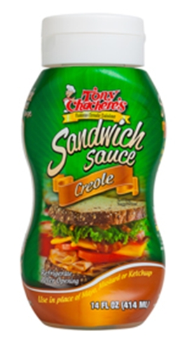 TONY CHACHERES: Sauce Sandwich Creole, 14 oz - 0071998611110