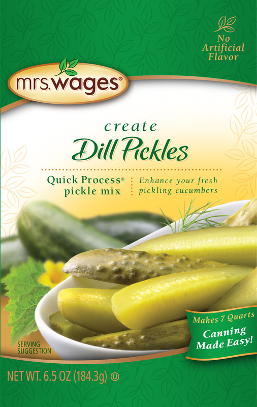 MRS WAGES: Dill Pickle Mix, 6.5 oz - 0072058603243