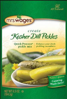 Kosher Dill Pickles Quick Process Pickle Mix, Kosher Dill Pickles - 072058603250