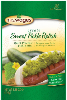 Sweet Pickle Relish Quick Process Pickle Mix, Sweet Pickle Relish - 072058609962