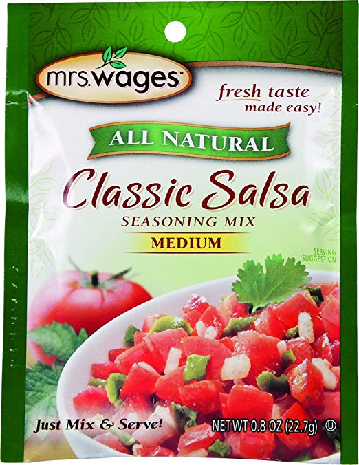 Mrs. Wages, Classic Salsa Seasoning Mix, Medium - 072058957605