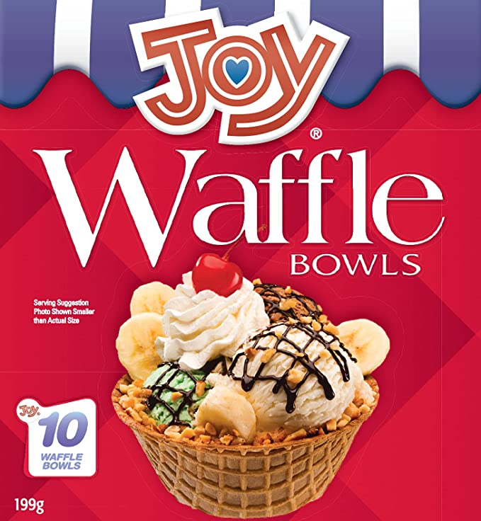 Joy Cone Waffle Bowls, 10 ct - 072092012100